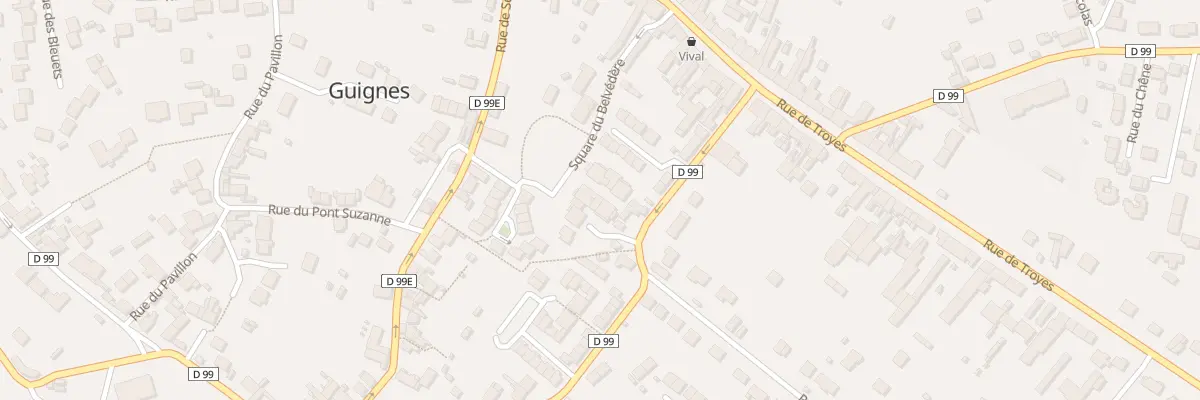Plan du 2 Rue du Clos Galle à Guignes