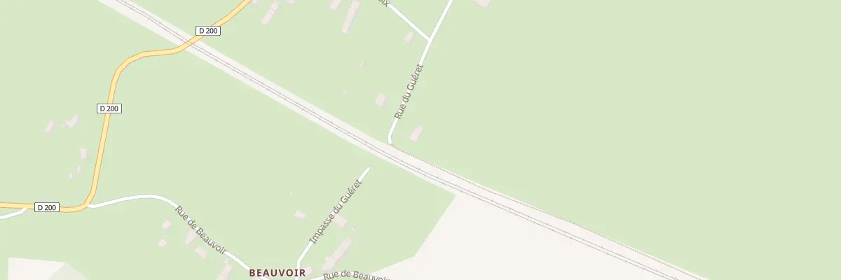 Plan du 2 Rue du Guéret à Colombier