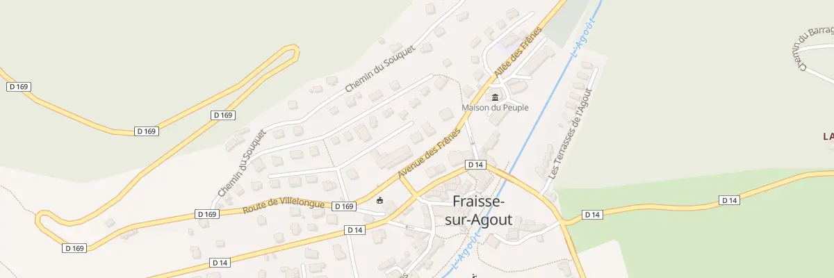 Plan du 5306 Av de Frenes à Fraisse-sur-Agout