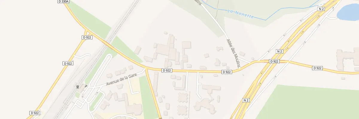 Plan du 34 Rue Beauregard à Nanteuil-le-Haudouin