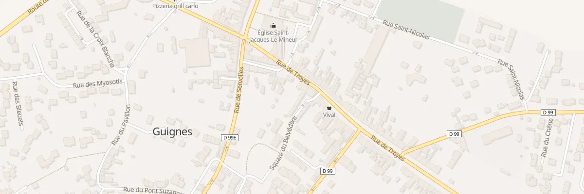 Plan du 24 Rue de Troyes à Guignes