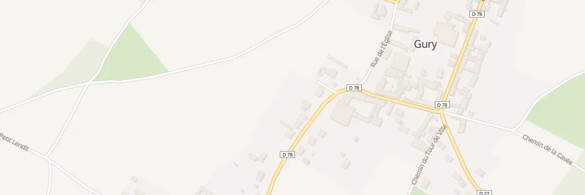 Plan du 6 Rue du 4eme Ric à Gury