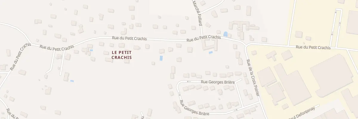 Plan du 33 Rue Georges Brière à Ferrières-en-Gâtinais