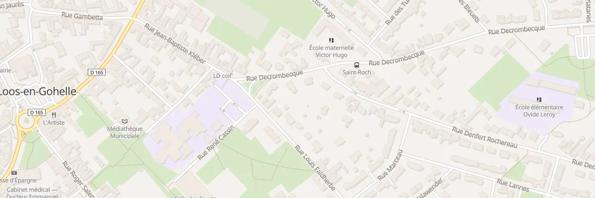 Plan du 12 Rue Decrombecque à Loos-en-Gohelle
