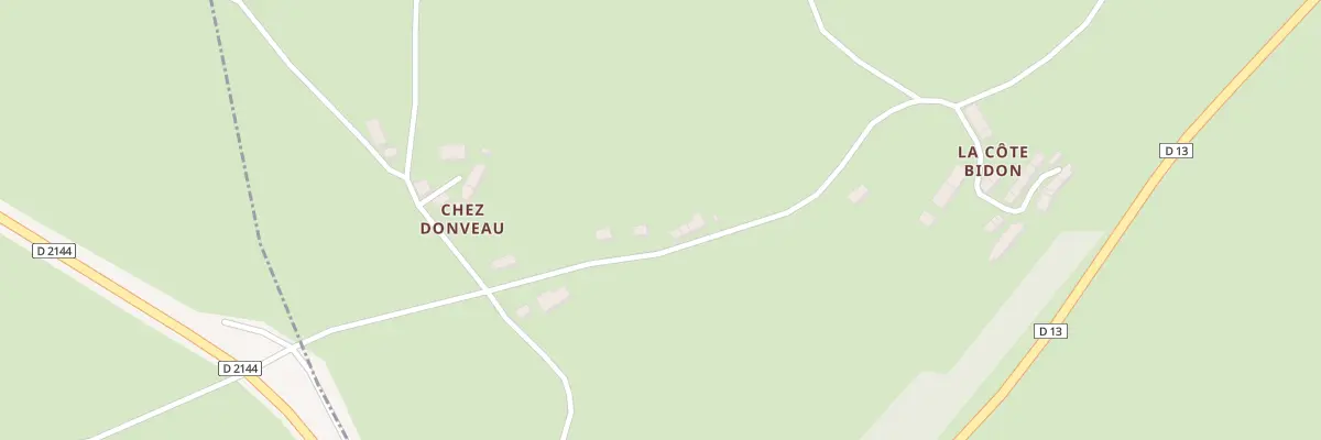 Plan du 5645 Chez Donveau à Montaigut-en-Combraille