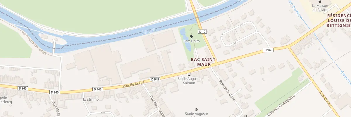 Plan du 3307 Rue de la Lys à Sailly-sur-la-Lys