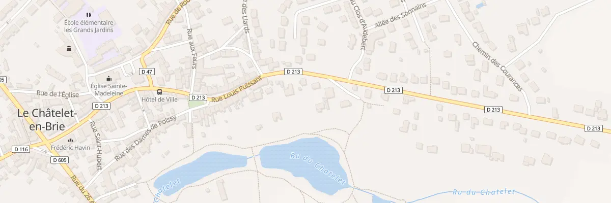Plan du 4 Rue du Moulin au Châtelet-en-Brie