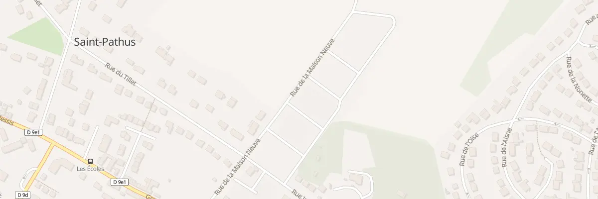 Plan du 2 Rue Alfred de Musset à Saint-Pathus