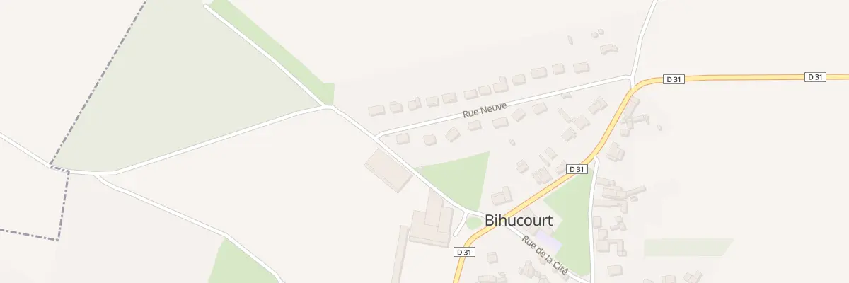 Plan du 4 Rue Neuve à Bihucourt