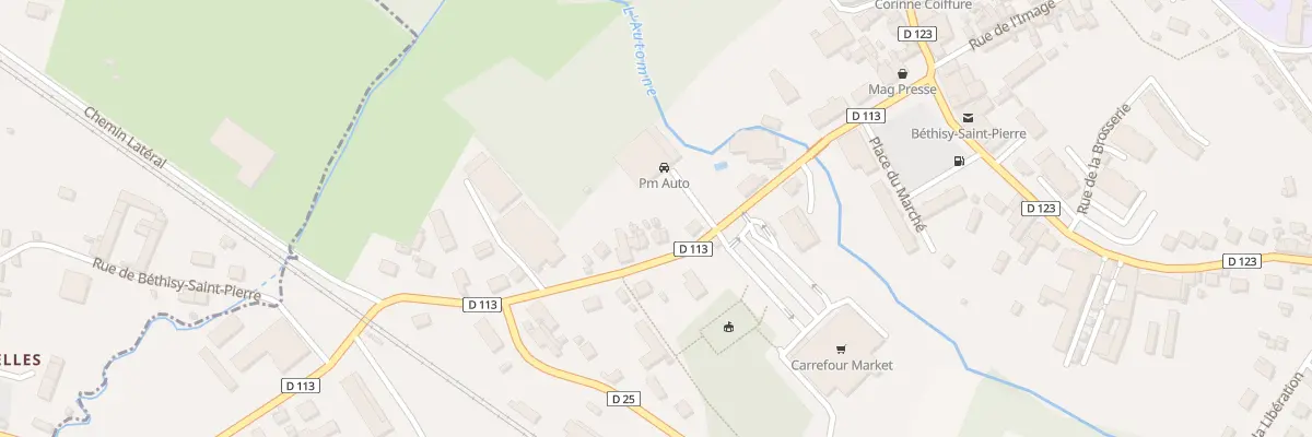 Plan du 223 Av de la Gare à Béthisy-Saint-Pierre