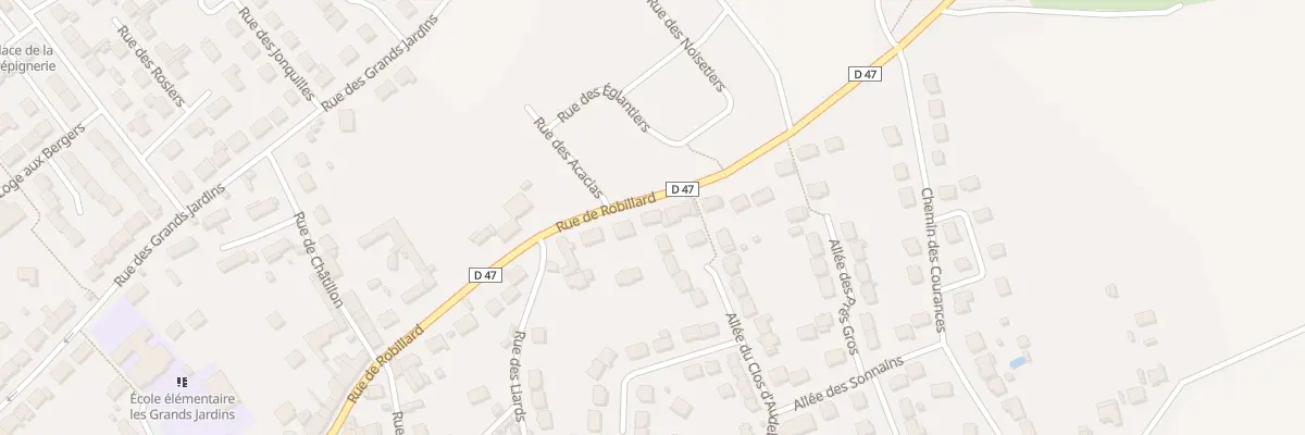 Plan du 20 Rue de Robillard au Châtelet-en-Brie