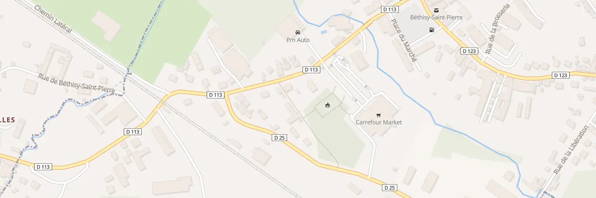 Plan du 254 Av de la Gare à Béthisy-Saint-Pierre