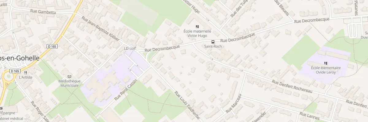 Plan du 16 Rue Decrombecque à Loos-en-Gohelle