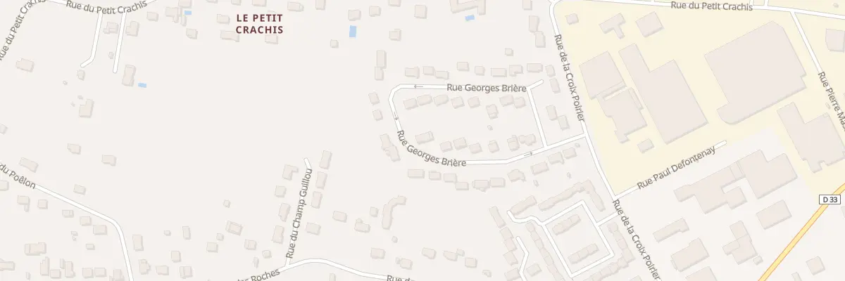 Plan du 14 Rue Georges Brière à Ferrières-en-Gâtinais