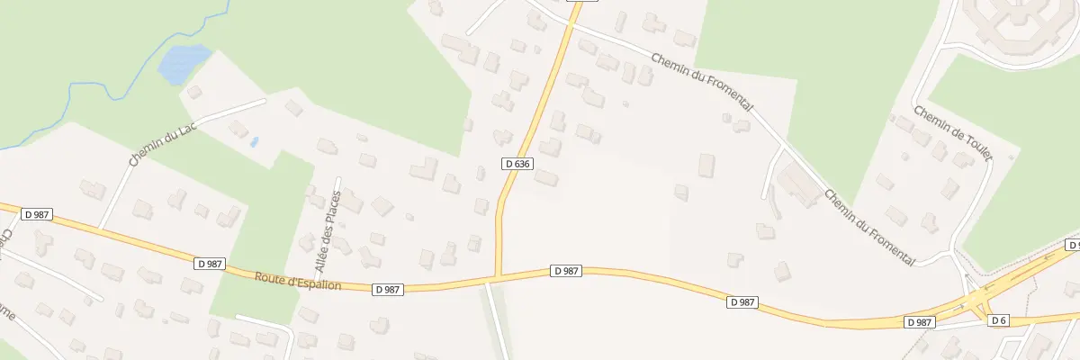 Plan du 5833 Fromental à Saint-Côme-d’Olt