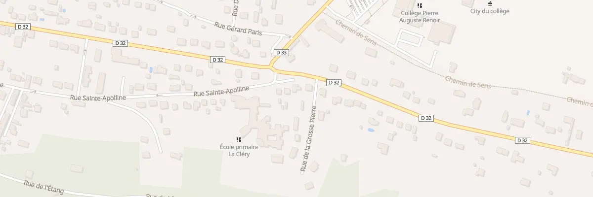 Plan du 48 Rue Sainte-apolline à Ferrières-en-Gâtinais
