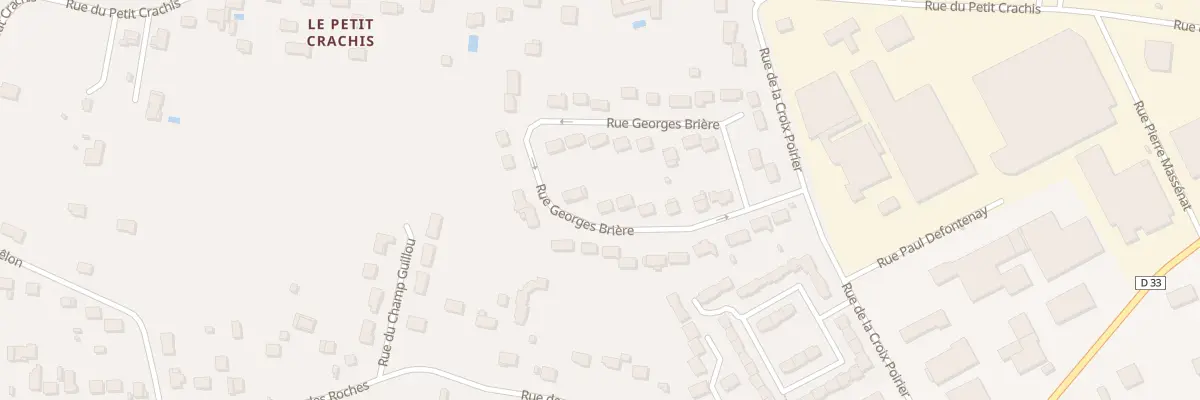 Plan du 12 Rue Georges Brière à Ferrières-en-Gâtinais