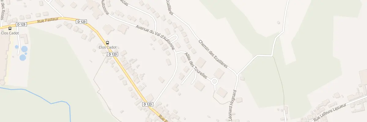 Plan du 33 All des Tourelles à Béthisy-Saint-Pierre