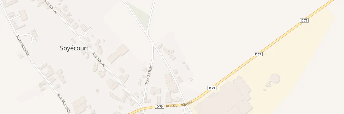 Plan du 11 Rue du Bois à Soyécourt