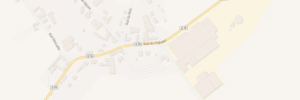 Plan du 2 Rue du Château à Soyécourt