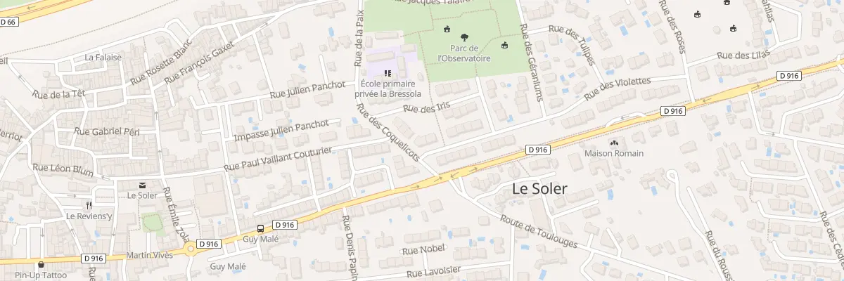 Plan du 30 Rue des Violettes au Soler