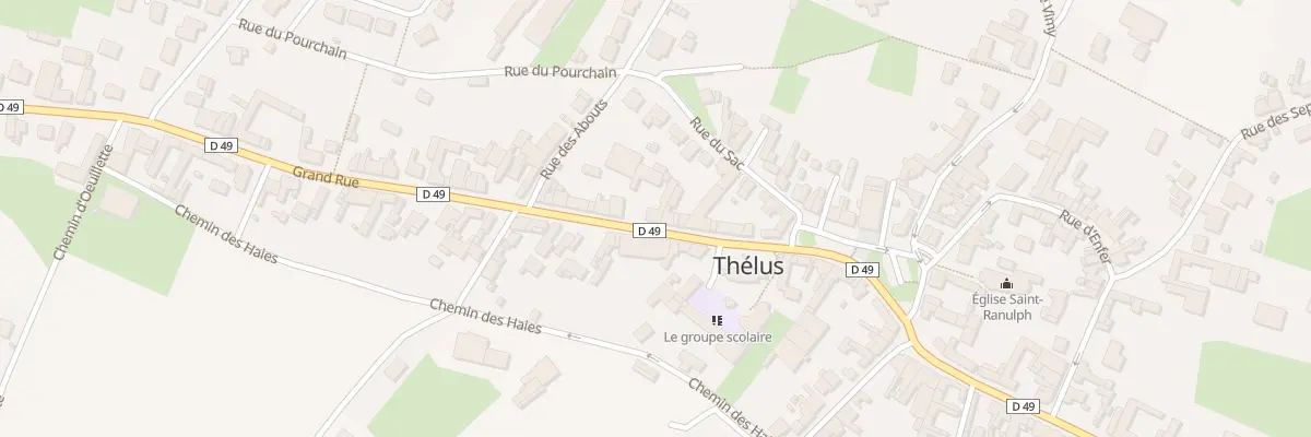 Plan du 6A Vc Grande Rue à Thélus