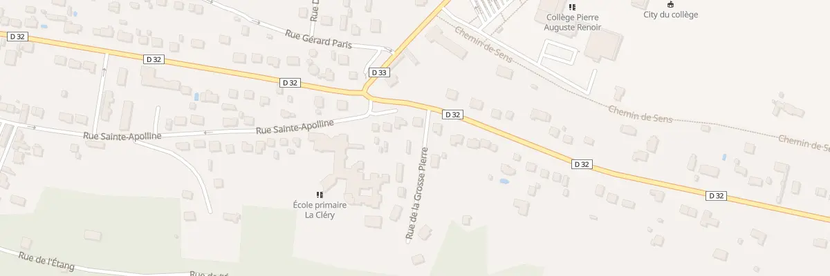 Plan du 50 Rue Sainte-apolline à Ferrières-en-Gâtinais