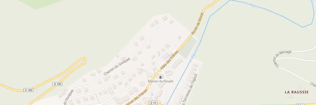 Plan du 7 Rue de la Source à Fraisse-sur-Agout