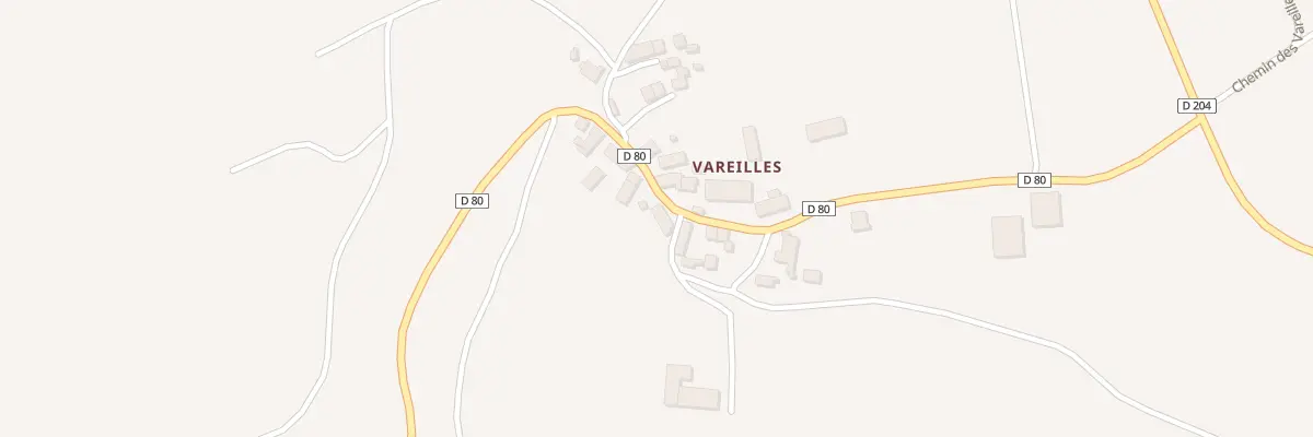Plan du 7 Rte des Fontaines - Vareilles à Gelles