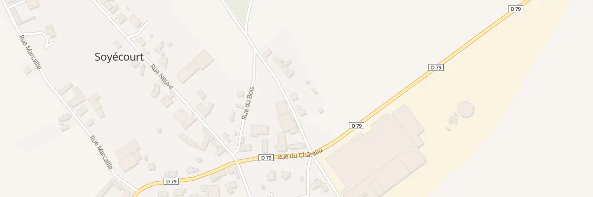 Plan du 7 Rue du Bois à Soyécourt