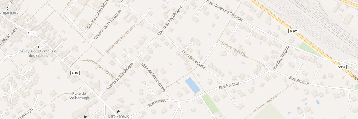 Plan du 12 Rue Pierre Curie à Moret-Loing-et-Orvanne