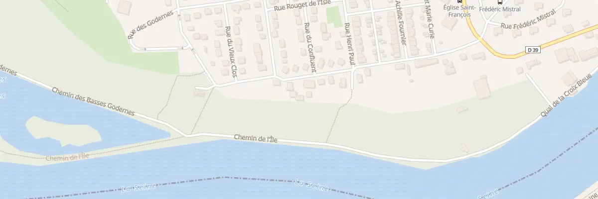 Plan du 21 Rue des Vallées à Champagne-sur-Seine