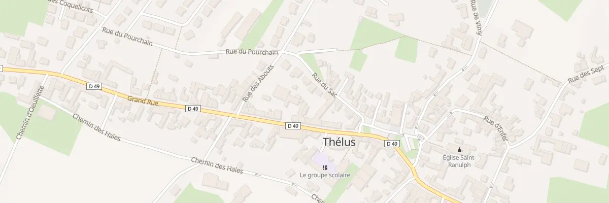 Plan du 6E Vc Grande Rue à Thélus