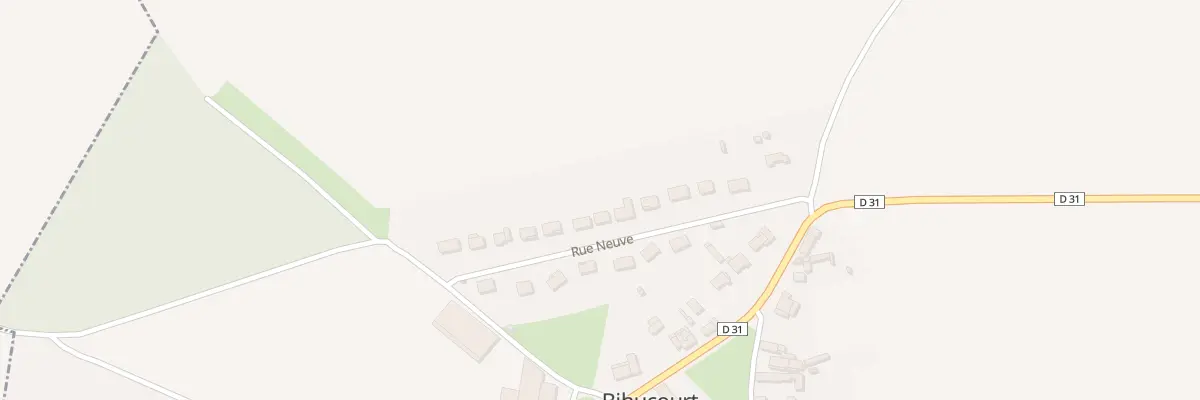 Plan du 13 Rue Neuve à Bihucourt