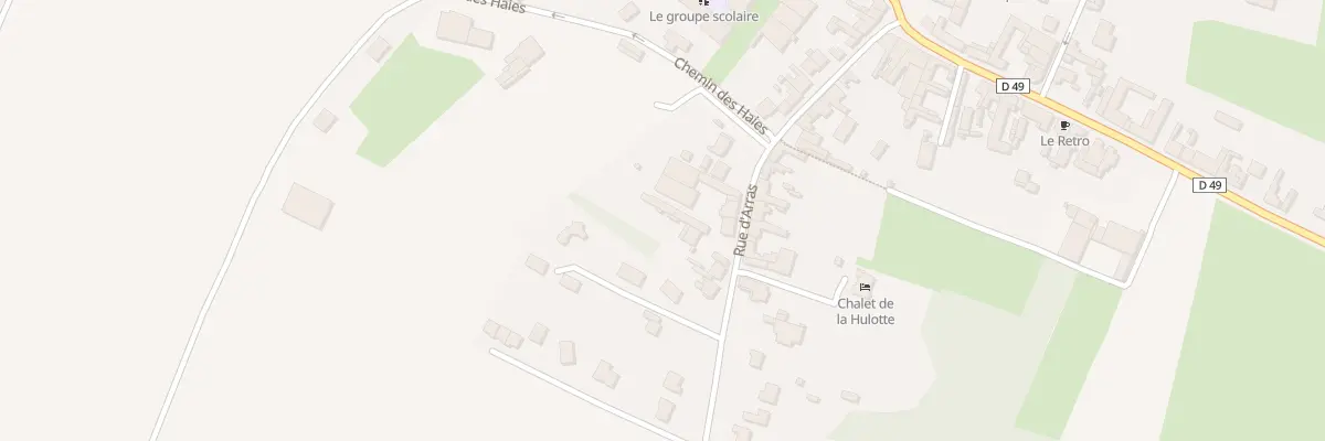 Plan du 16 Rue d’Arras à Thélus