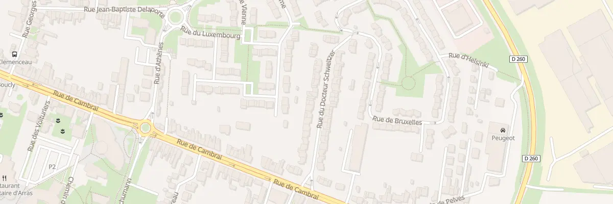 Plan du 19 Rue du Docteur Schweitzer à Arras