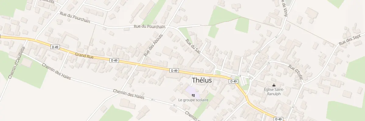 Plan du 6D Vc Grande Rue à Thélus
