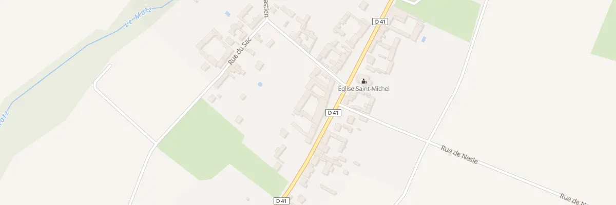 Plan du 858 Rue de Picardie à Canny-sur-Matz