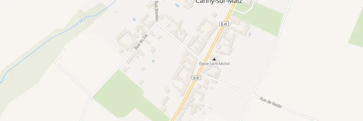 Plan du 836 Rue de Picardie à Canny-sur-Matz