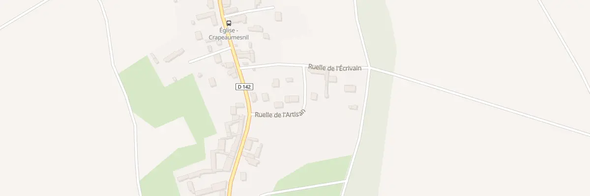 Plan du 5437 Le Village (Sud) à Crapeaumesnil