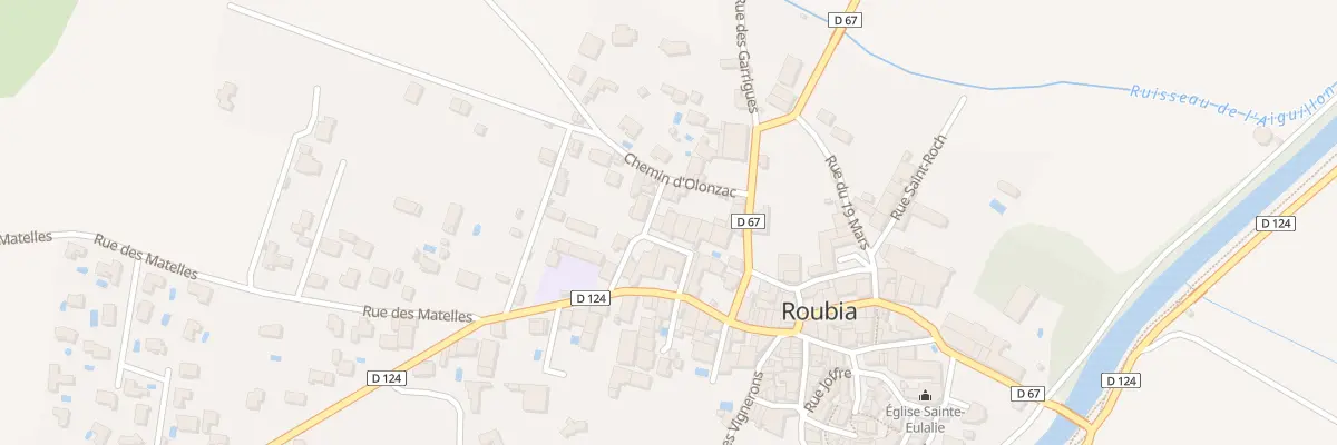 Plan du 8 Rue des Fauvettes à Roubia