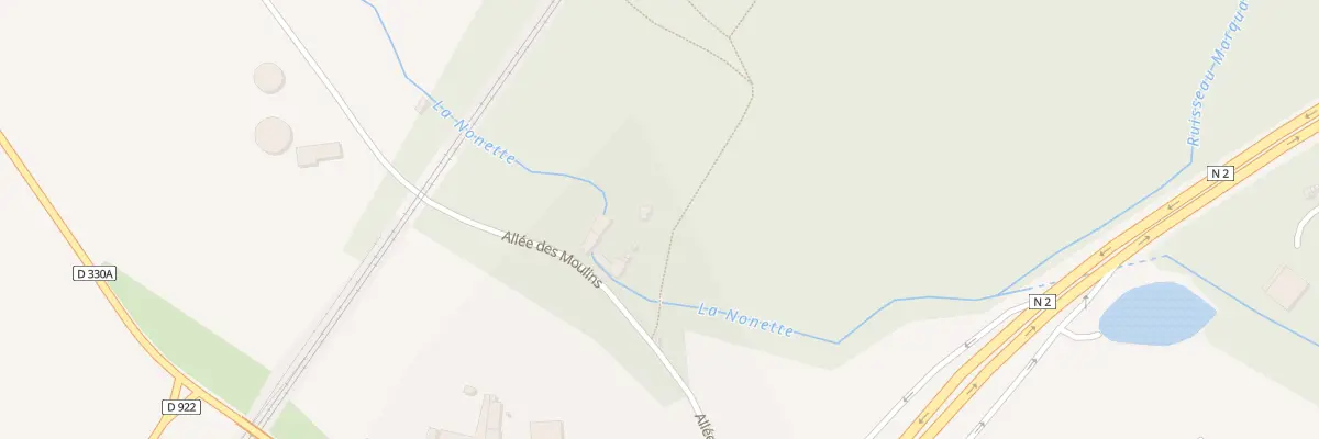 Plan du 10B All des Moulins à Nanteuil-le-Haudouin