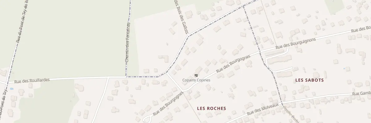 Plan du 25 Rue des Rouillardes à Coupvray