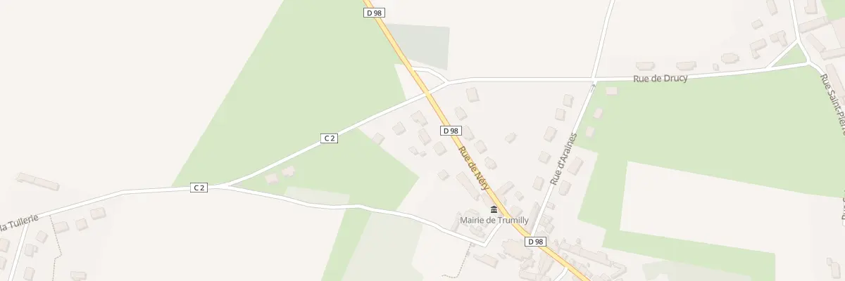 Plan du 28 Rue de Néry à Trumilly