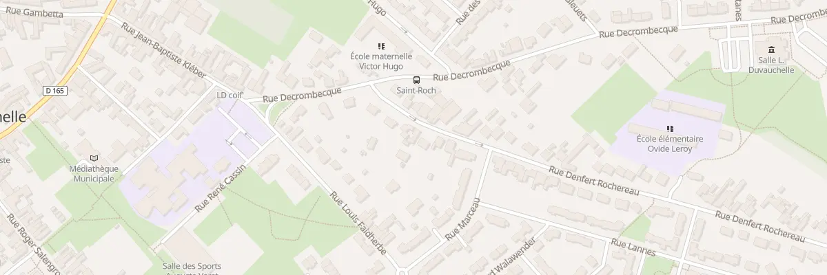 Plan du 8 Rue Denfert Rochereau à Loos-en-Gohelle