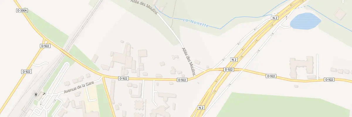 Plan du 18 Rue Beauregard à Nanteuil-le-Haudouin