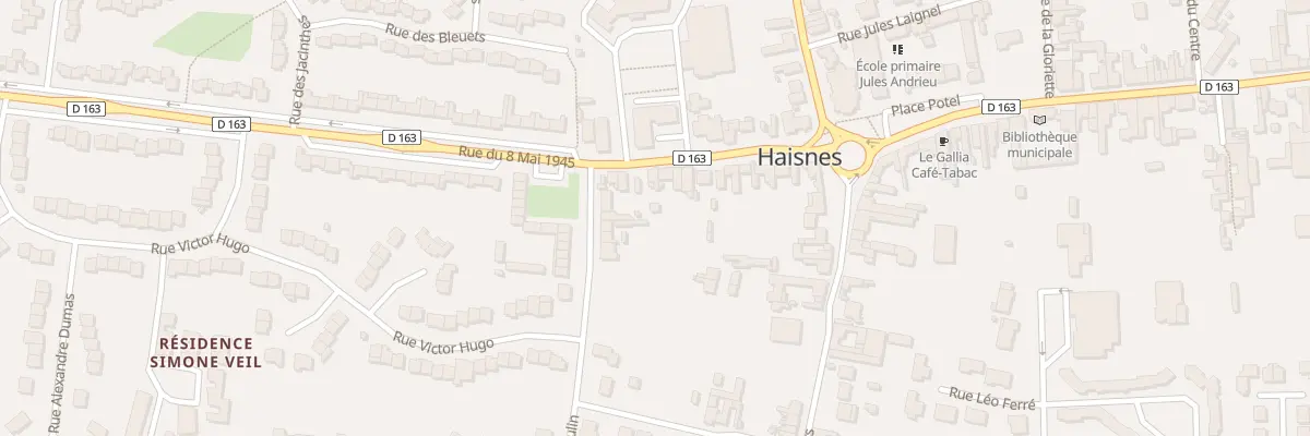 Plan du 3 Rue du Moulin à Haisnes