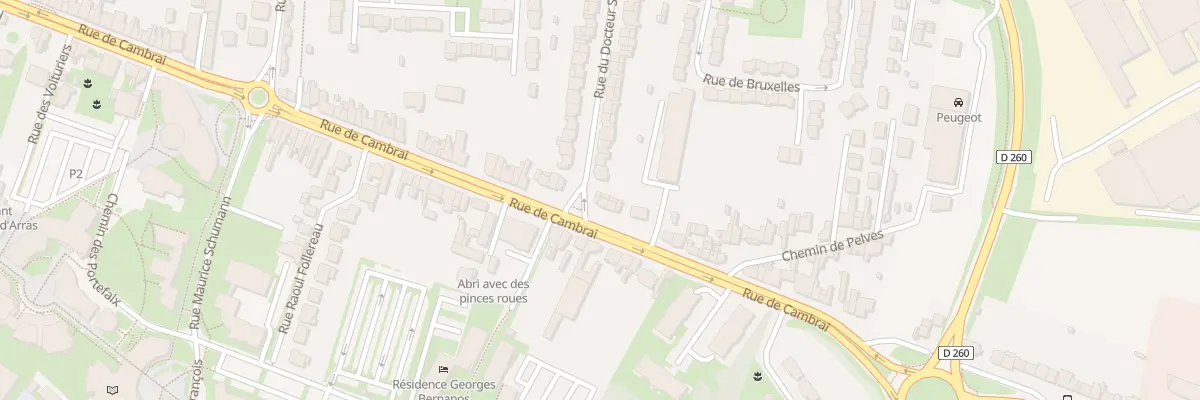 Plan du 193 Rue de Cambrai à Arras