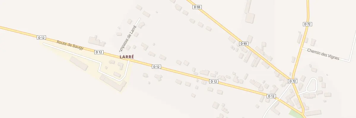 Plan du 24 Rte de Baugy à Villequiers