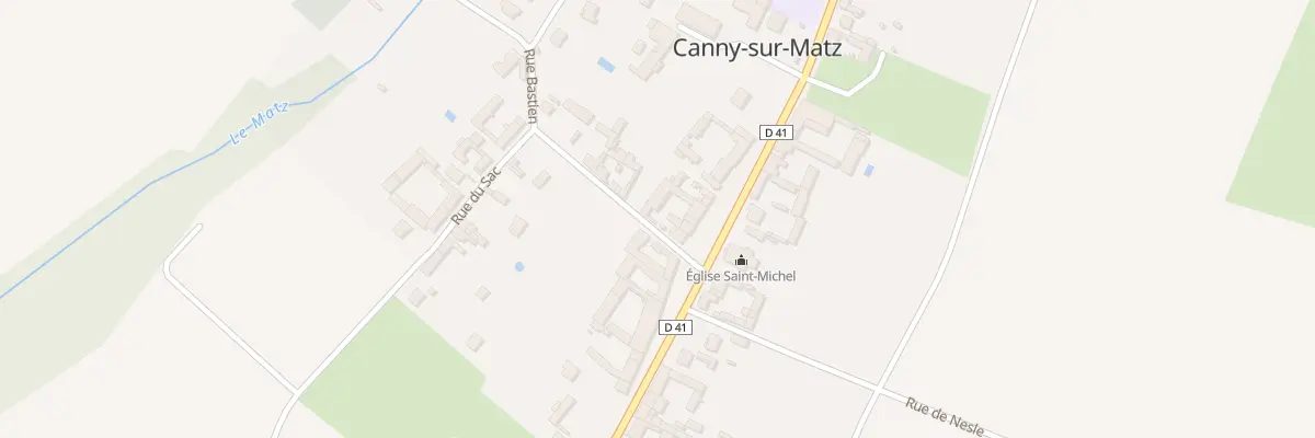Plan du 30 Rue Bastien à Canny-sur-Matz